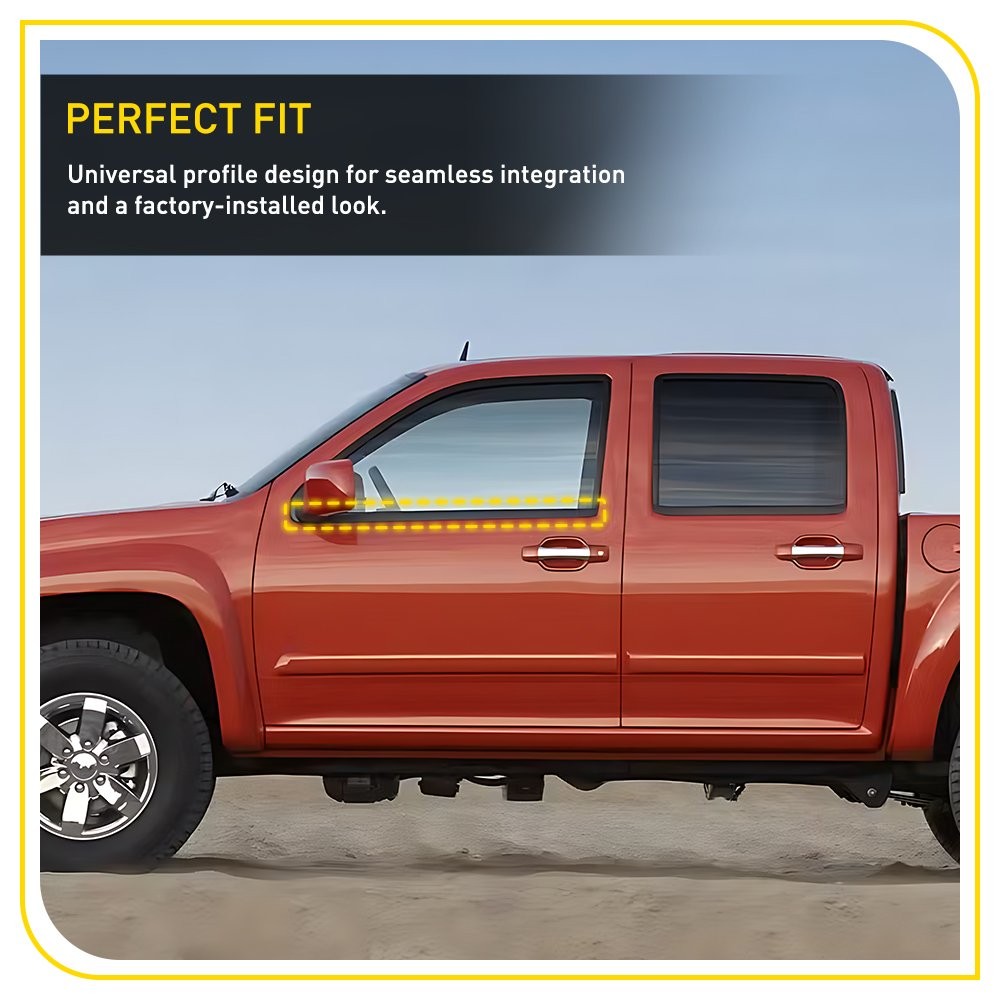 Front LH RH Door Window Belt Weatherstrip Kit For 12-22 Chevrolet Colorado 2-20X
