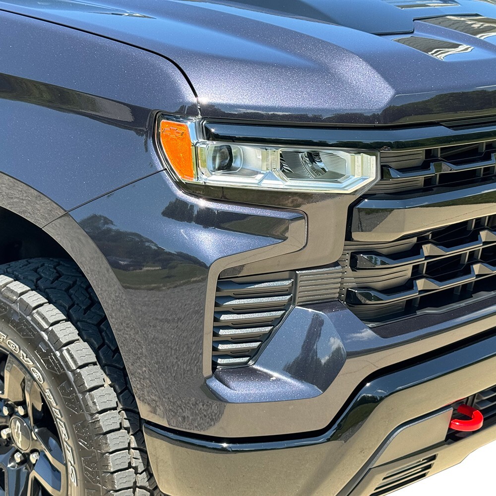 Crux Moto Headlight Tint Lower Overlay Dark Smoke 20% for Silverado 1500 22+