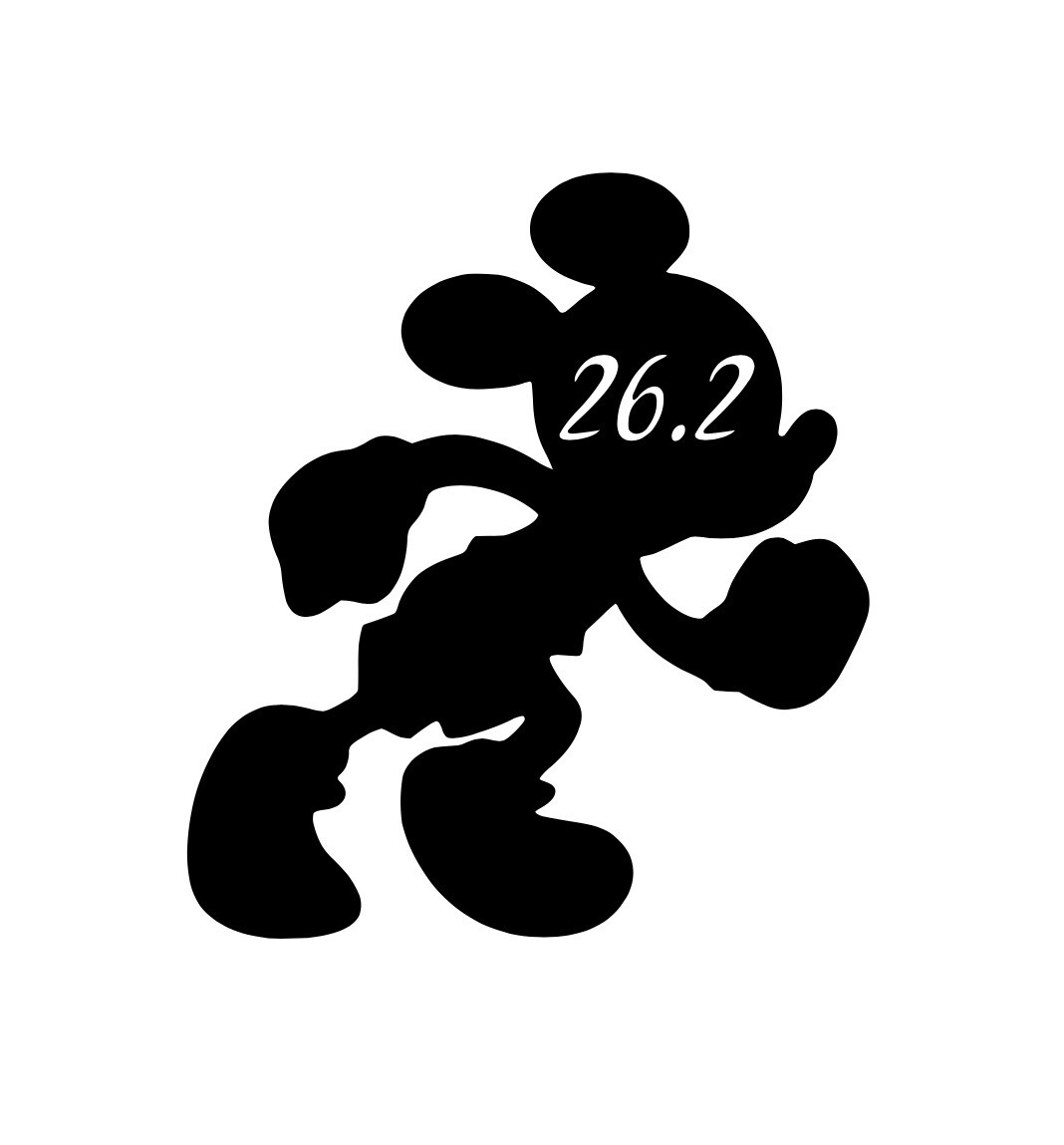 Disney Marathon Run Finisher 26.2 Decal Mickey Magic Kingdom You Pick Color