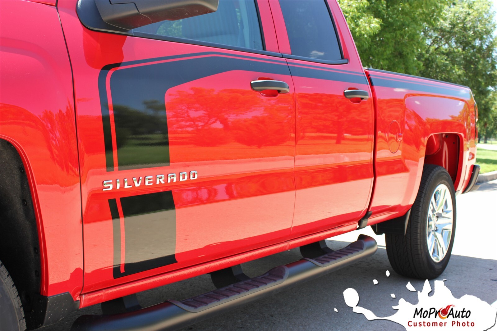 2016-2018 Silverado Special Ed Rally Hood Door Bed Vinyl Graphic Decal Stripes