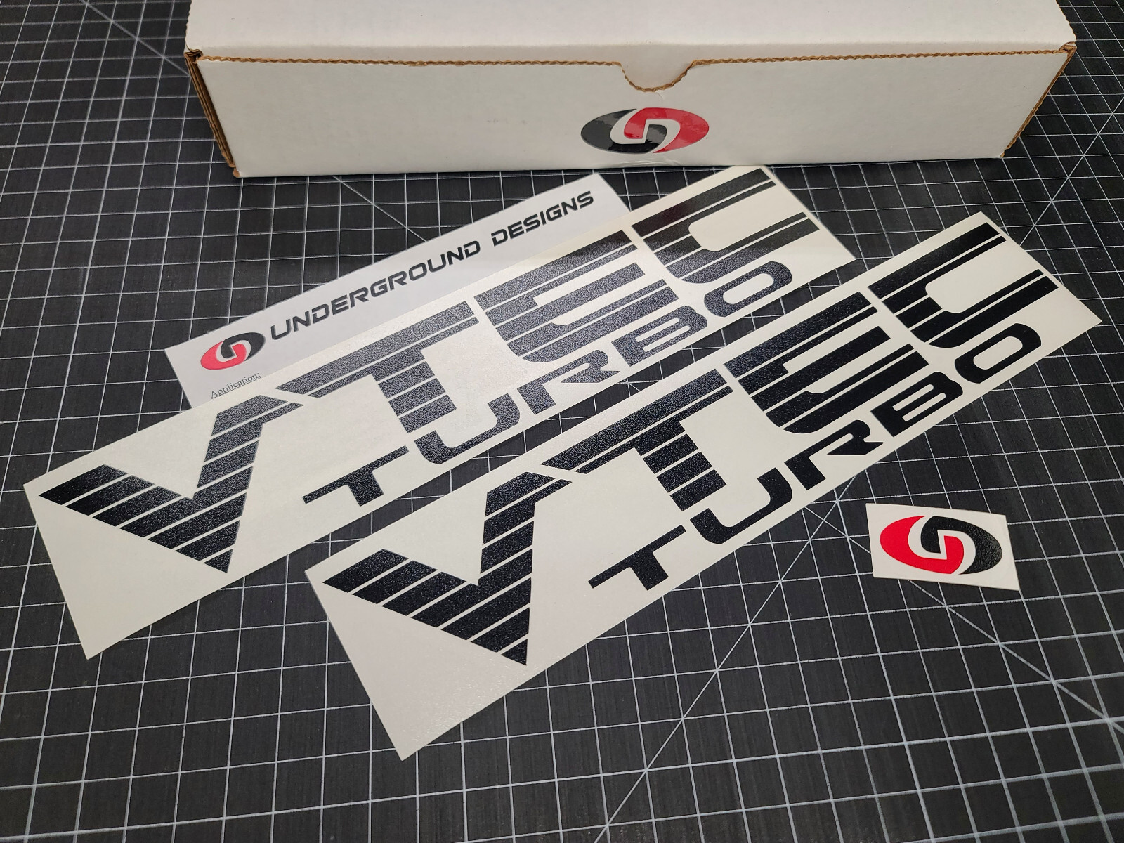 VTEC TURBO Fat Blinds (2-Pack) Vinyl Decal 12″ Sticker fits Honda Civic Si R RSX