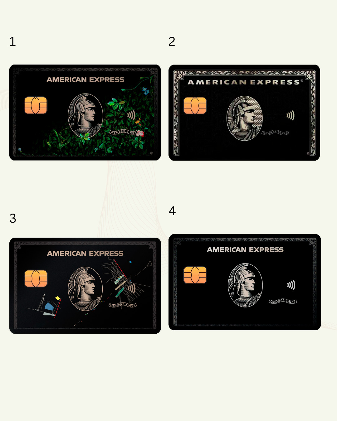 CUSTOMIZABLE AMERICAN EXPRESS Credit Card Sticker
