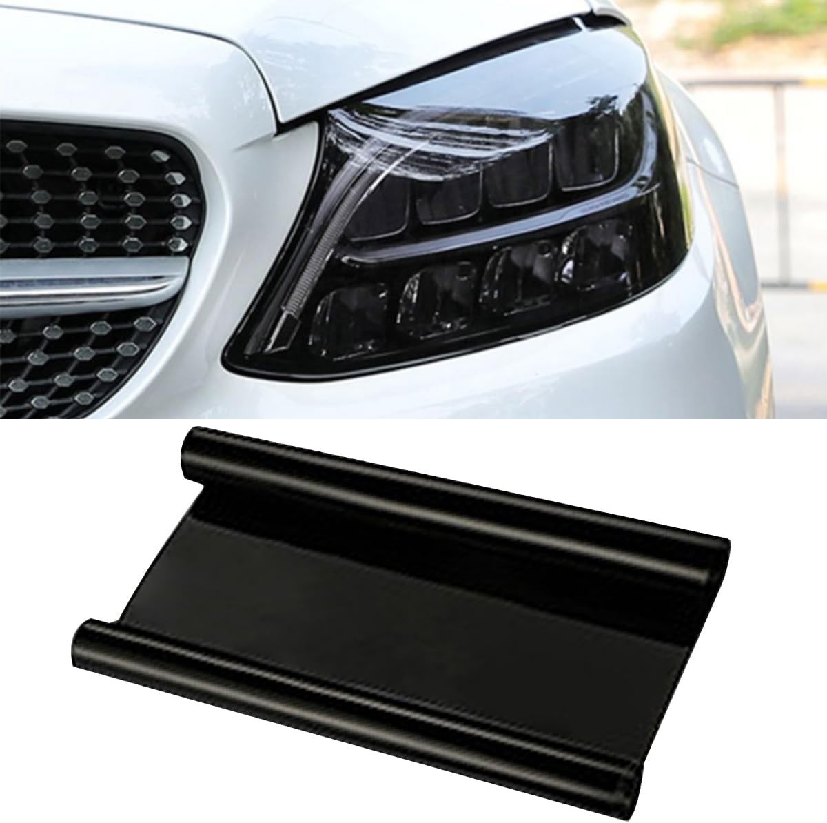 Waterproof Car Self-Adhesive Tint Film – 11.88 in for Headlights & Taillights