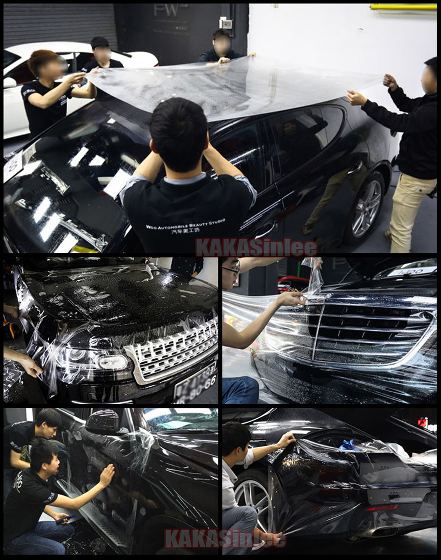 40FT Stretch Clear Protective Film Car Invisible Paint Vinyl Wrap PVC Sticker AX