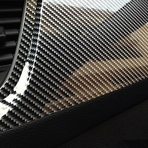 3D 4D 5D 7D Premium Matte Gloss Semi Black Carbon Fiber Vinyl Wrap Bubble Free