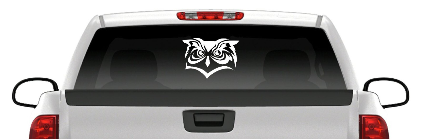 Owl Head Sticker Vinyl Decal Car Van Truck Laptop