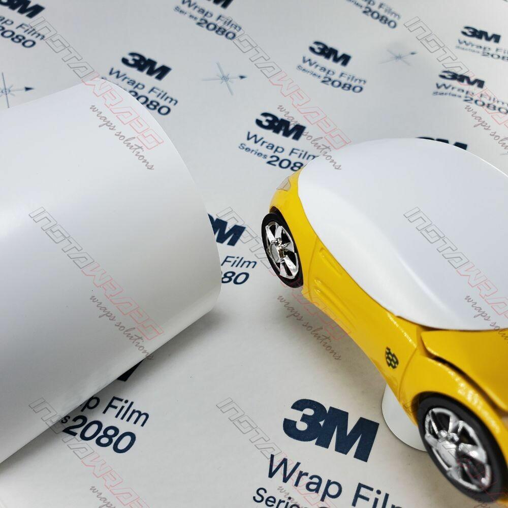 3M 2080 Scotchprint Satin White Vinyl Car Wrap Film | S10