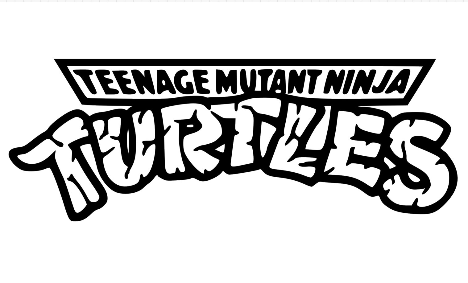 Vinyl Decal- TEENAGE MUTANT NINJA TURTLES TMNT CARTOON LOGO You Pick Color