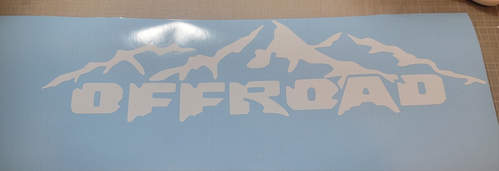 MOUNTAIN RANGE LANDSCAPE OFFROAD Vinyl Decal -Sticker for Car Truck