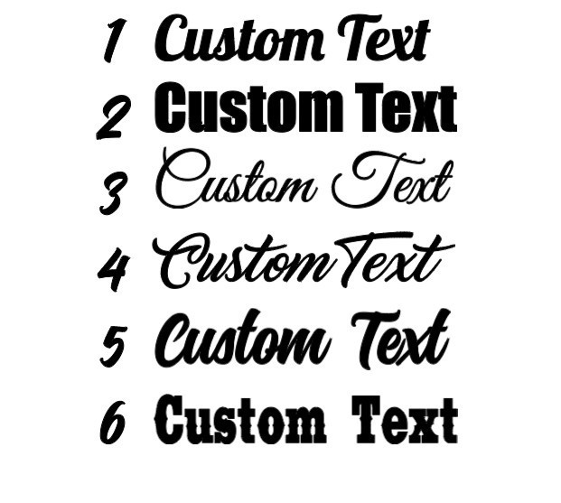 Custom Text Windshield Banner Decal, Self adhesive Vinyl Window Decal