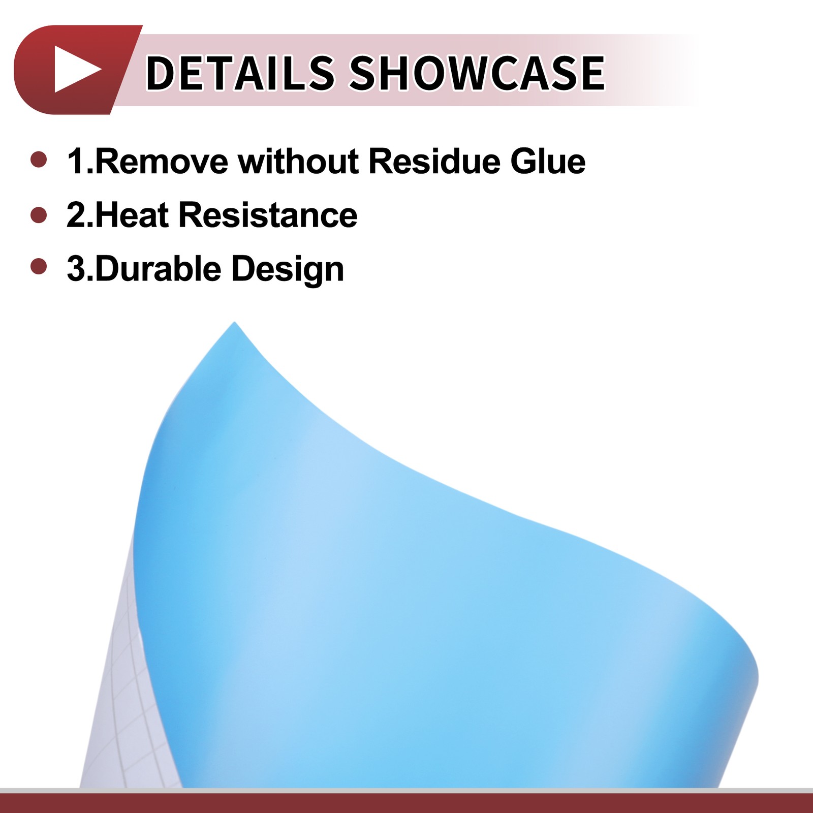 Matte Light Blue Car Wrap Film 122x152cm(4ft x 5ft) Vinyl Wrap Cover Universal