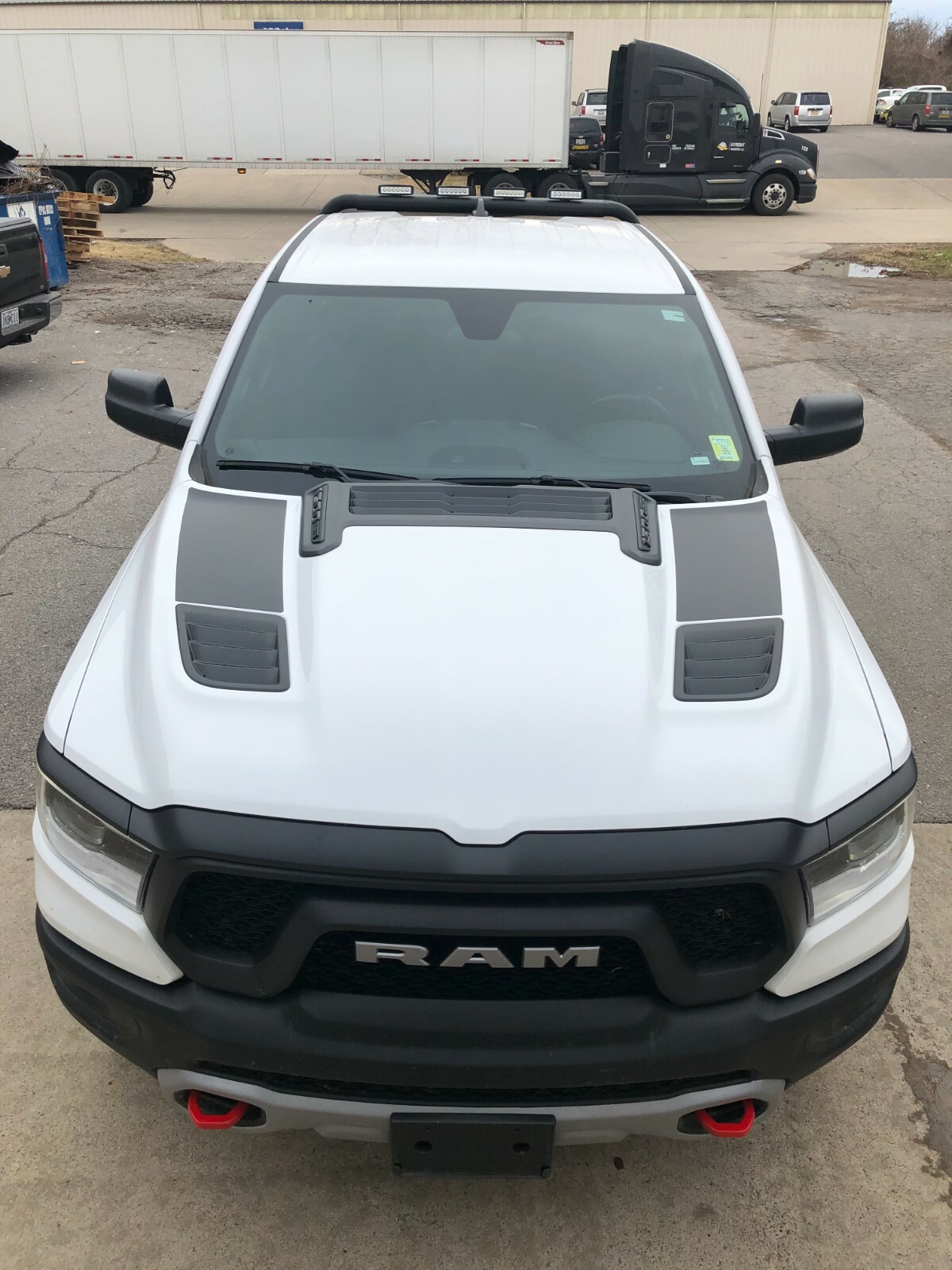 FITS 2019-2026 DODGE RAM 1500 REBEL VINYL HOOD DECAL STICKER GRAPHIC STRIPE