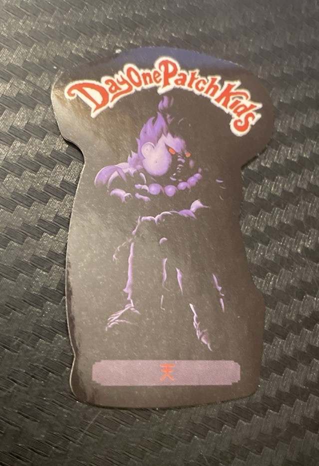 Street Fighter Akuma Vinyl Decal Sticker Day One Patch Kids 2”