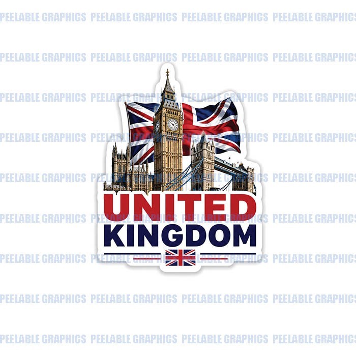 United Kingdom UK Vinyl Decal Sticker Travel Country Souvenir Flag B