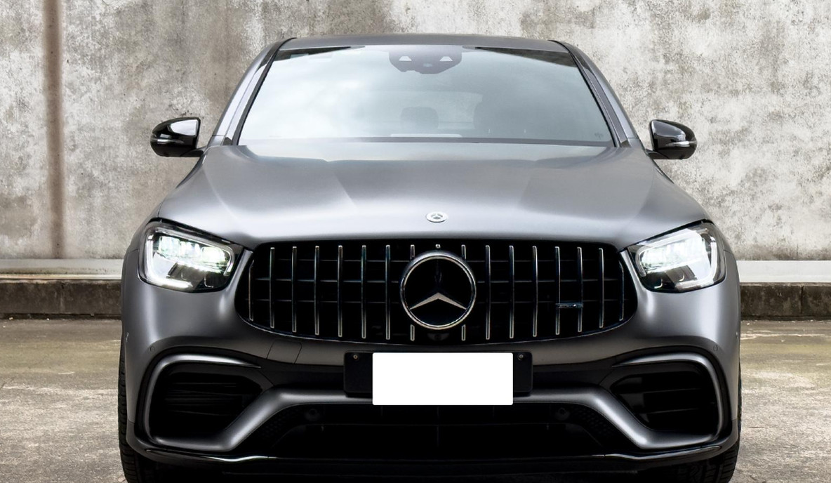 Gloss Red GT Style AMG Front Grille Mesh Badge Mercedes Benz A GLA GLC GLE E
