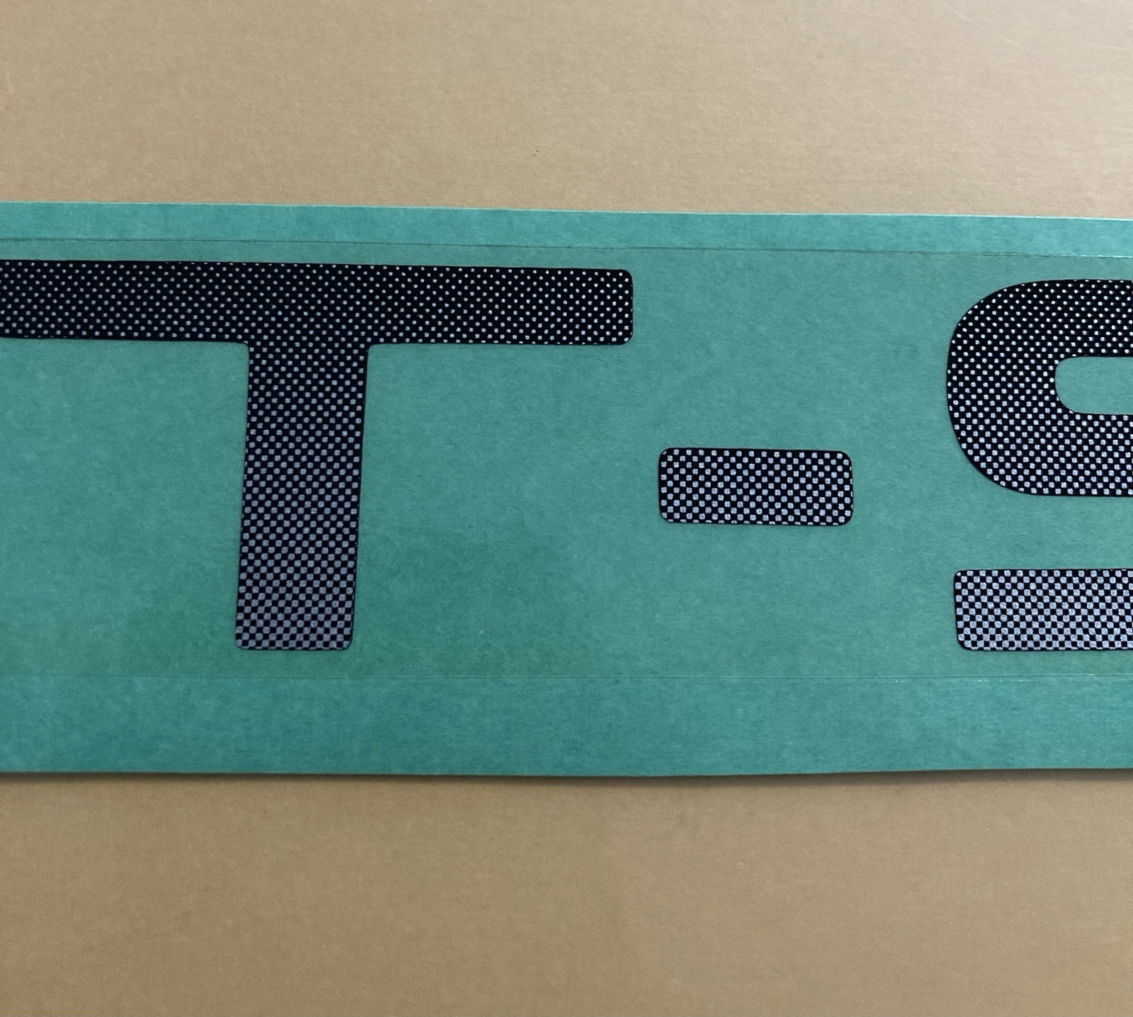 Toyota Corolla 84-87 Rear Trunk GT-S STICKER DECAL OEM 100% Genuine (old Stock)