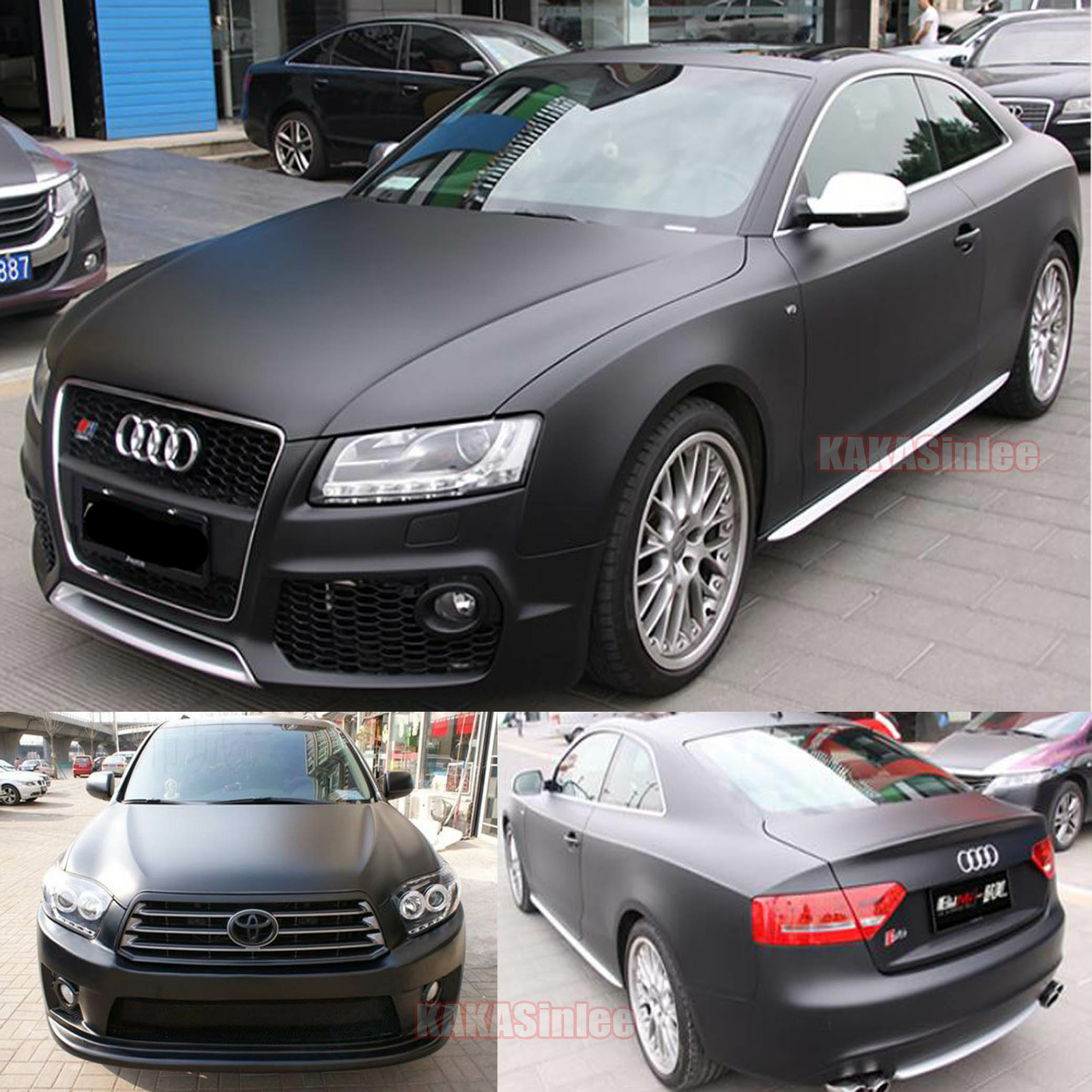 Solid Matte Glossy Bright Whole SUV Car Hood Vinyl Wrap Decal Chrome Sticker US