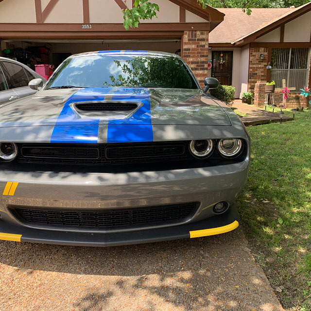 10″ PLAIN Rally Racing Stripe Graphics Stripes Set FIT 2009 – 2023 Challenger