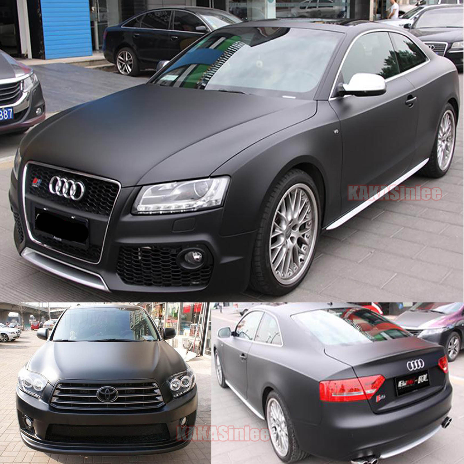 Bk Theme Car Pearl Metal Mirror Matte Chrome 3D 4D Strip Vinyl Wrap Sticker ABUS