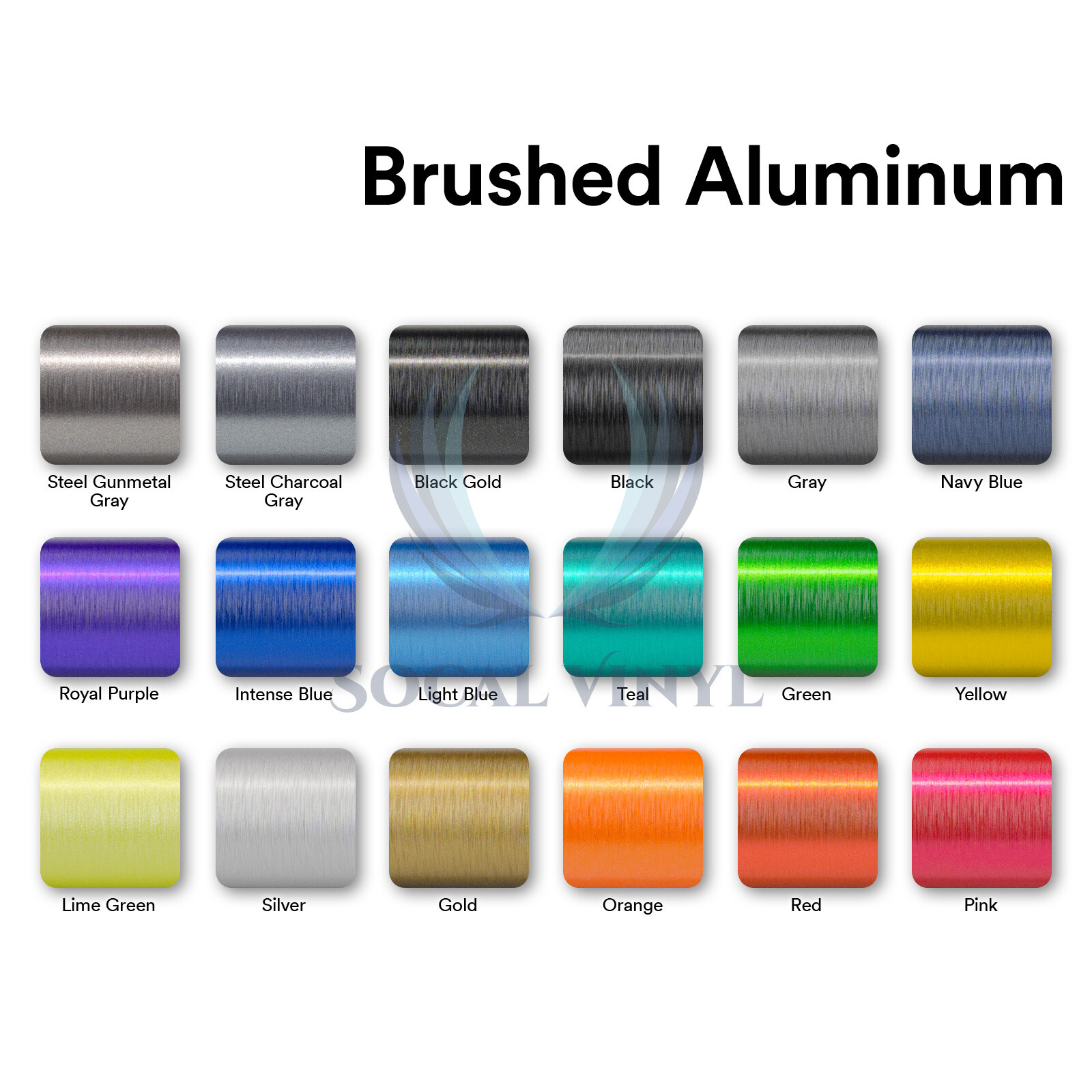 Premium Orange Brushed Aluminum Steel Vinyl Wrap Sticker Film Decal Air Release