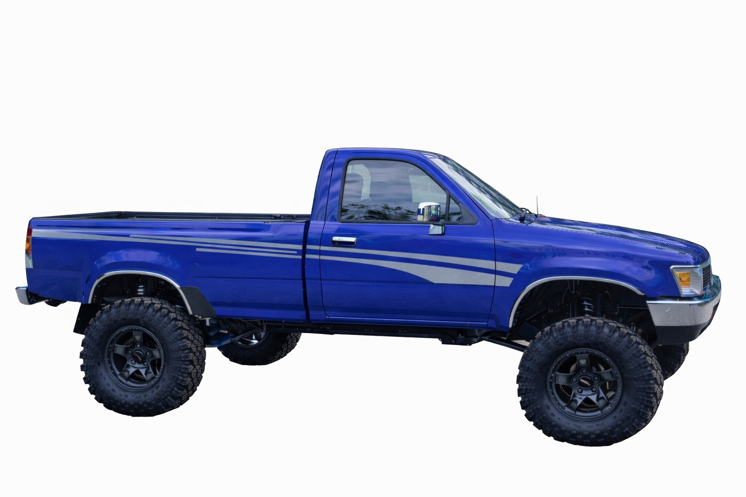 Vintage Style Retro Vinyl Graphics Compatible With Toyota Pickup Regular Cab