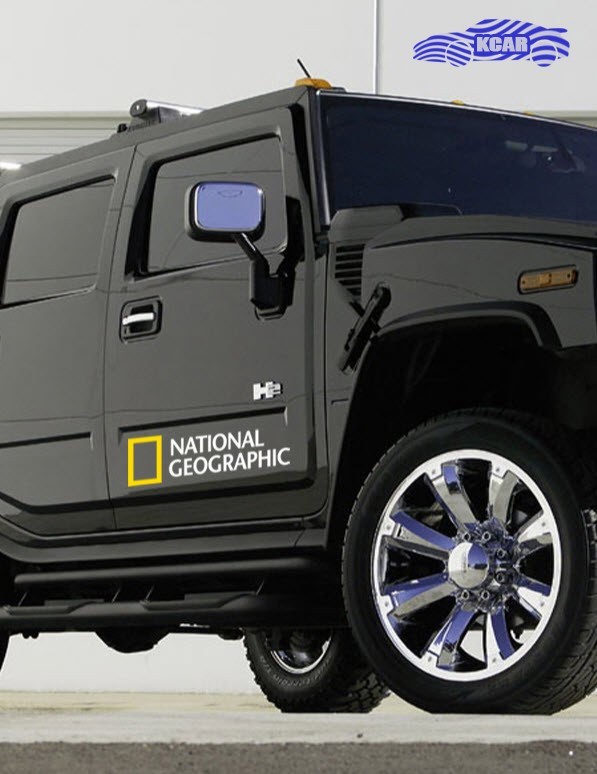 National Geographic Logo Sticker Car Graphic Vinyl Decal Size + Color Optional