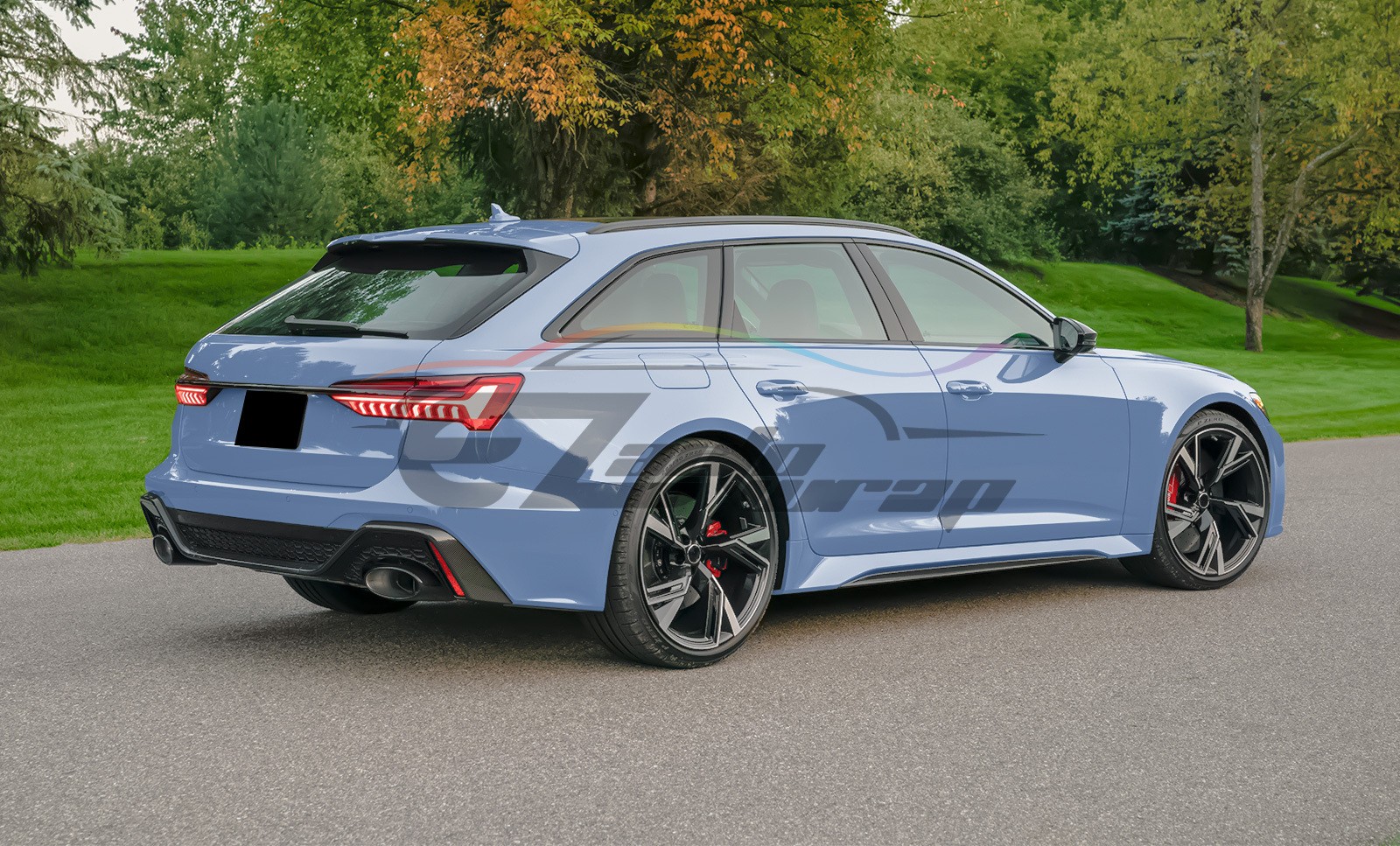 Color PPF Paint Protection Film Gloss Porcelain Blue Car Paint Scratch Shield
