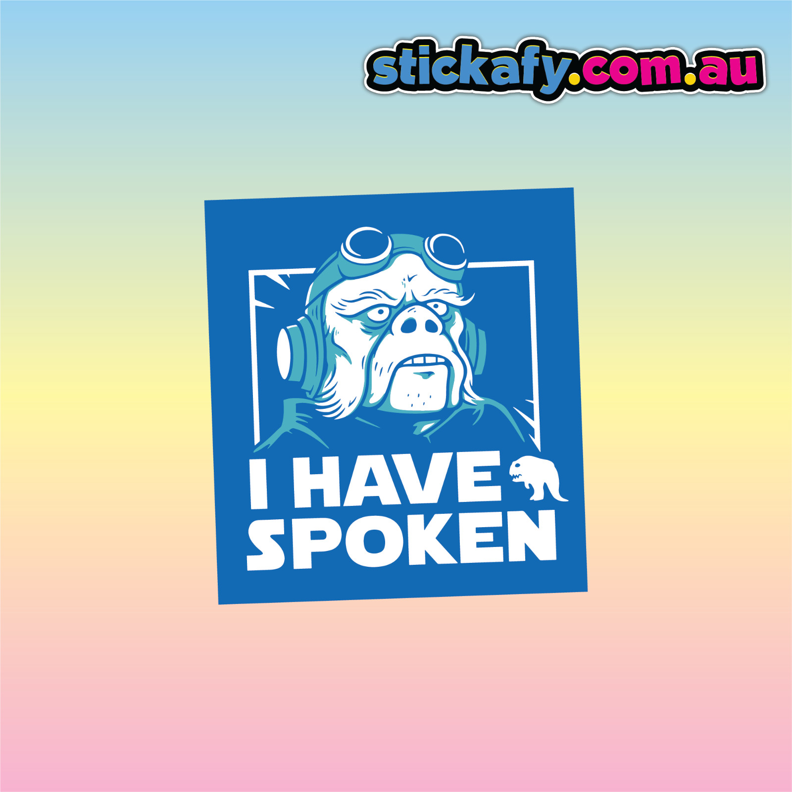 Kuill I Have Spoken Sticker Funny Laptop Car Window Bumper 4×4 Decal