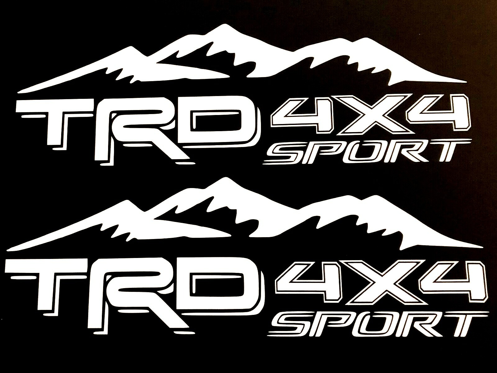 TRD Decals Sticker Toyota Racing Development 4×4 Sport Tacoma Tundra 4Runner Bed