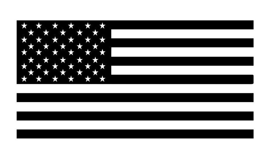 American Flag die cut decal Car Vinyl