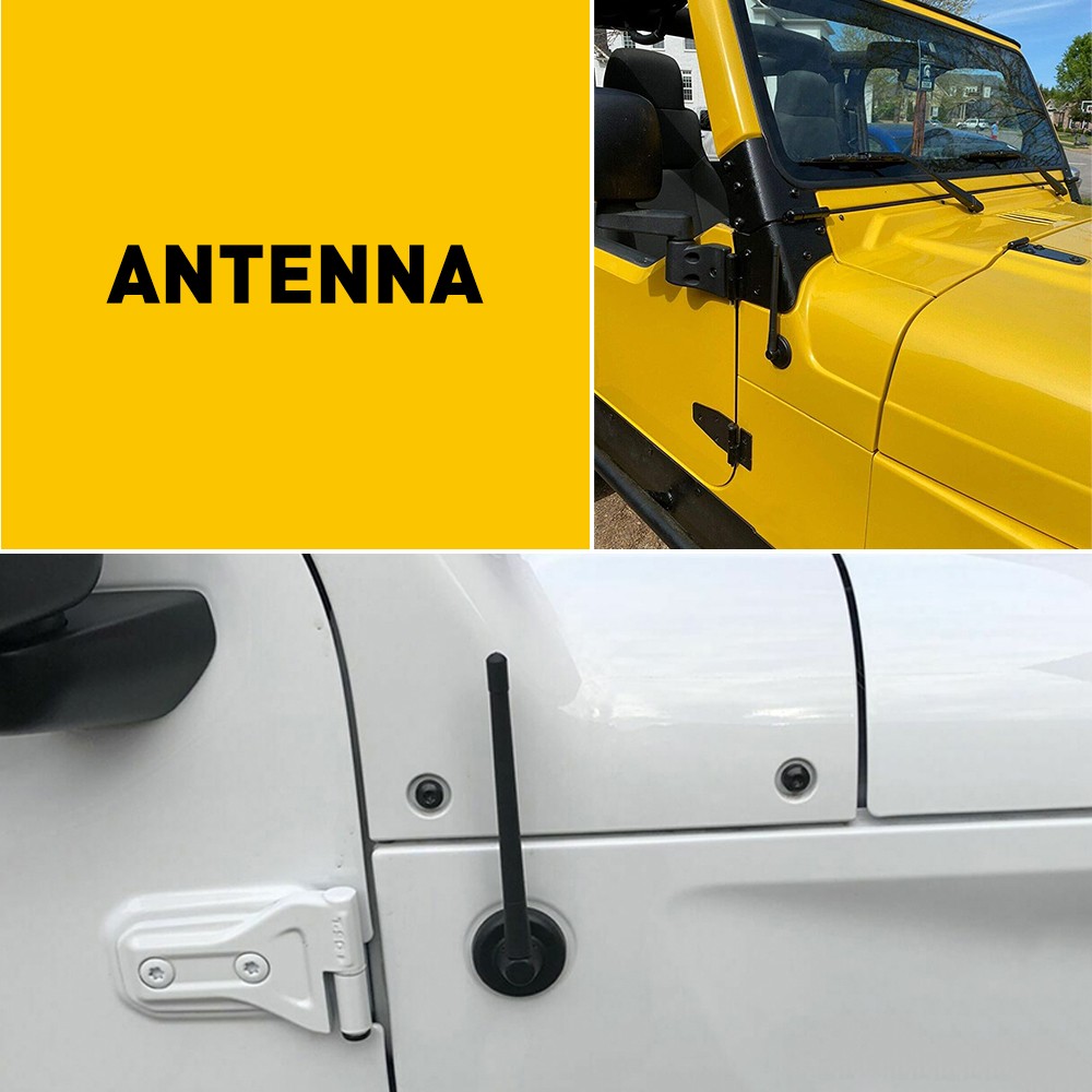 7″ Short Antenna Radio Mast for JEEP WRANGLER JK/JL 2007-2022 GLADIATOR 2020-22