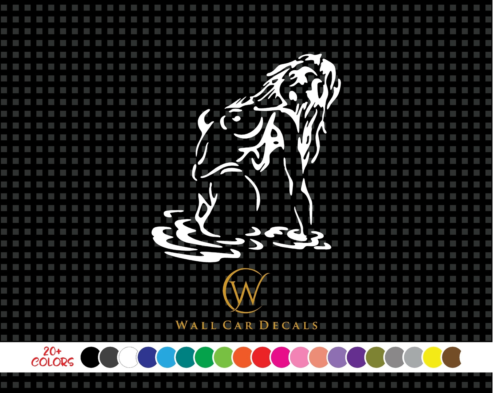 4″ Tall Sexy Water Woman Vinyl Decal Nude Naked Wet Car Window Sticker JDM Ricer