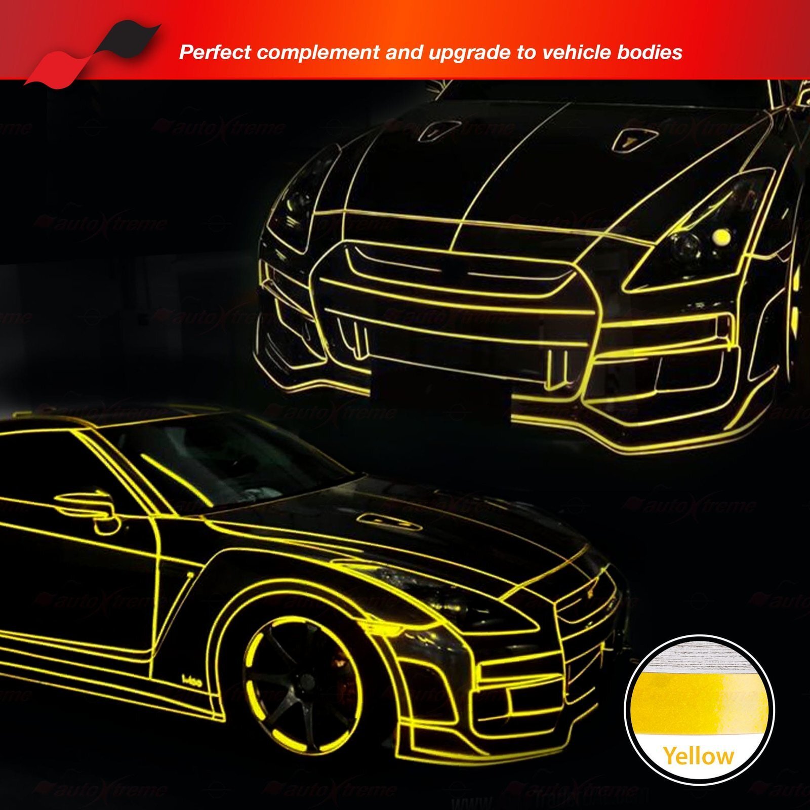 3M RED REFLECTIVE High Visibility Durable Strip Adhesive Roll Decal Tape Sticker