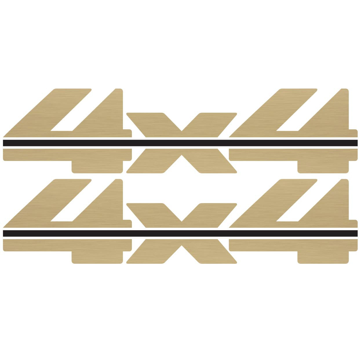 1988 – 1997 4×4 Decals for Chevy Silverado GMC Sierra 1500 2500- Vinylmark GOLD
