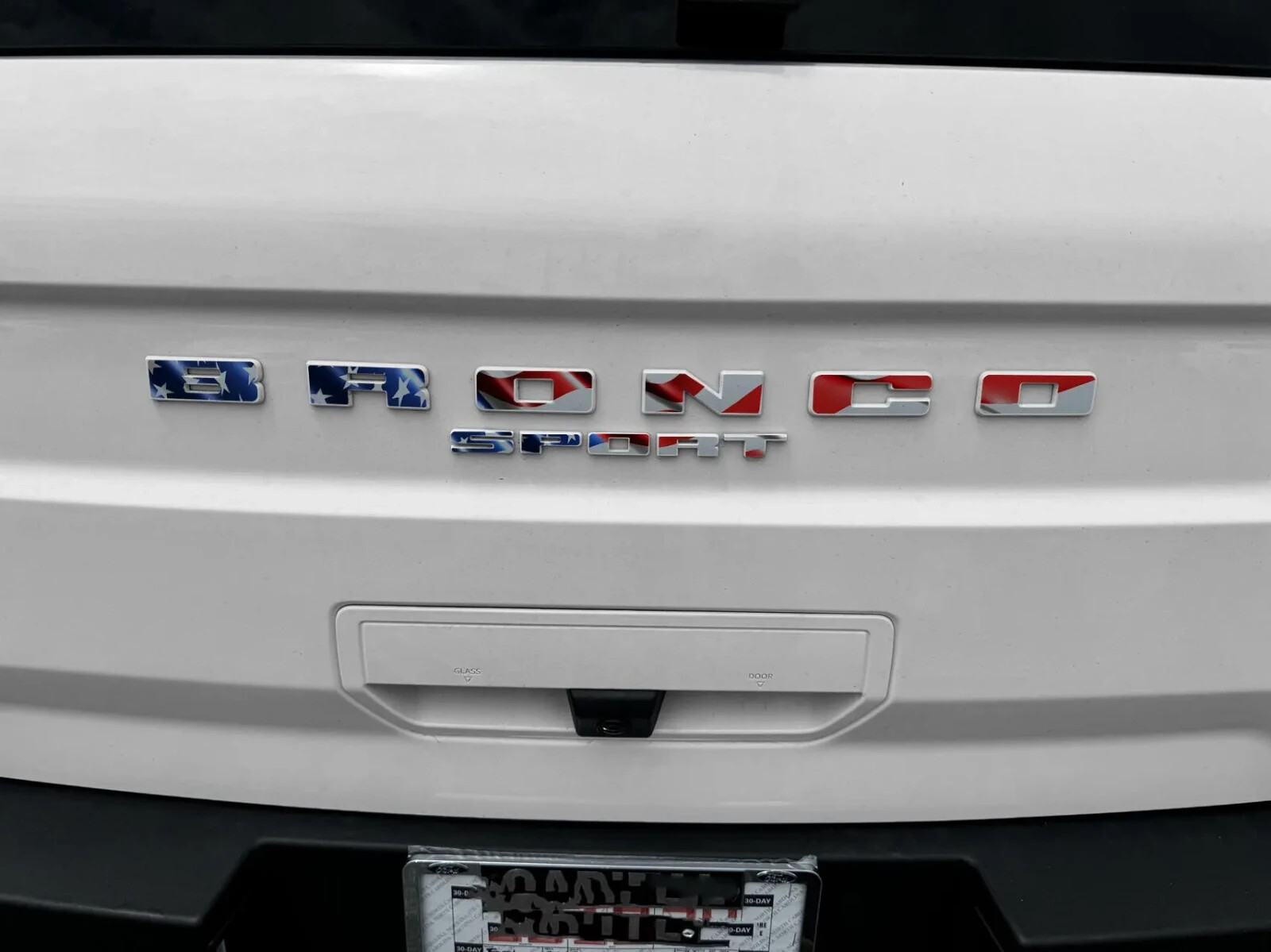 Bronco Grille Lettering Vinyl Wrap Inlay