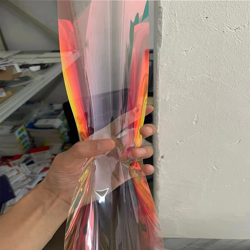 75%VLT 50CM*300CM Red chameleon Car Tint Window Film Solar Tint 99% UV Proof