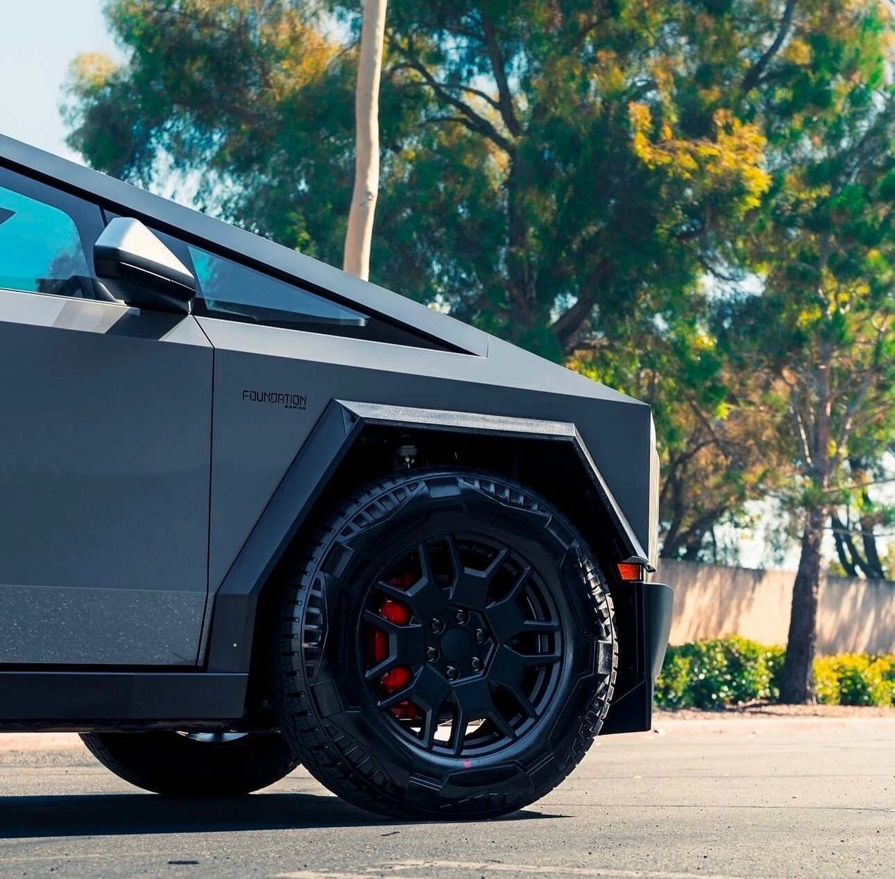Cybertruck PreCut Paint Protection Film Vinyl Wrap Color Change PET Nardo Grey