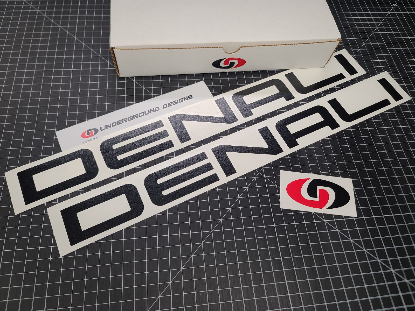 DENALI Decals (2pk) Rocker Panel Bedside Fender Stickers Fits GMC Sierra Yukon