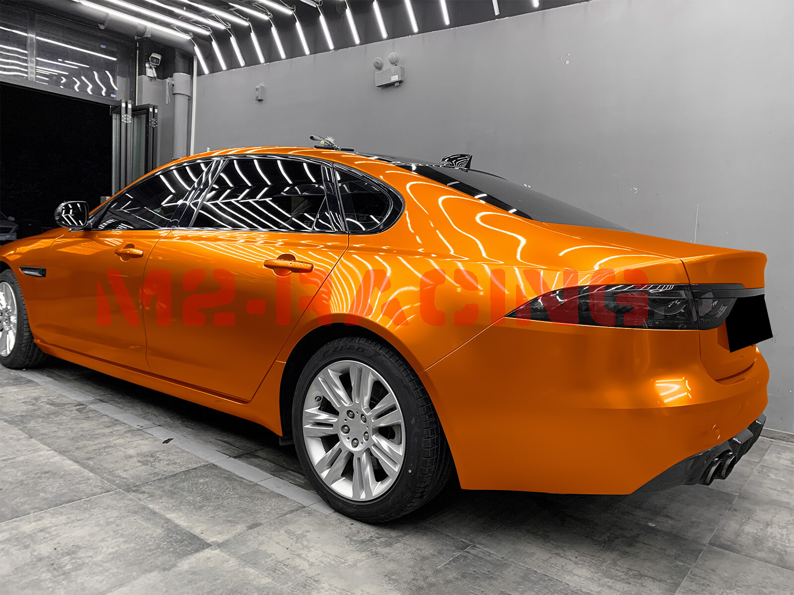 Gloss Metallic Orange Candy Decal Car Vinyl Wrap Film Sticker Sheet Sparkle DIY