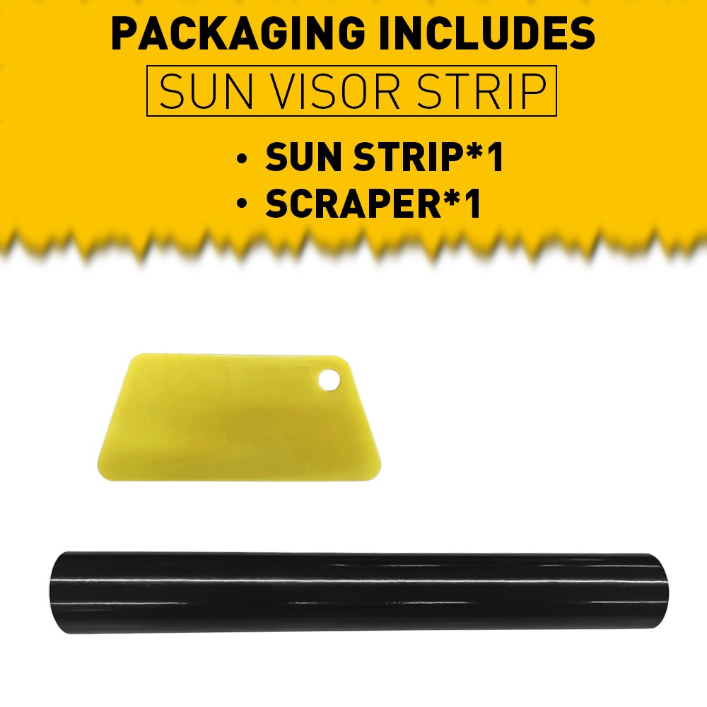 Sun Visor Strip Windshield Banner Vinyl Long Lasting Premium Blank Decal 150cm