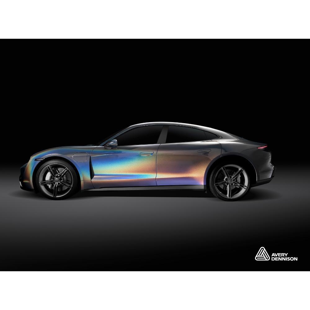 Avery Dennison SW900 Supreme Gloss Metallic Prismatic Gray Vinyl Wrap | 879-M