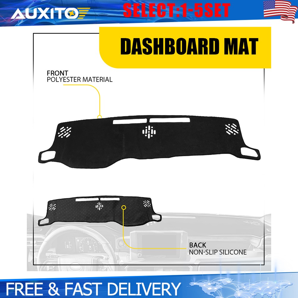 Dash Pad Cover Mat For 2024-2025 Toyota Tacoma Non-Slip Dashboard Protector 1-5X