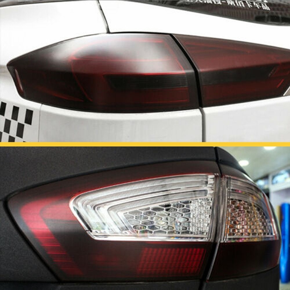 12×72″ Matte Smoke Light Black Tail Tint Headlight Vinyl Film Overlay Wrap Sheet