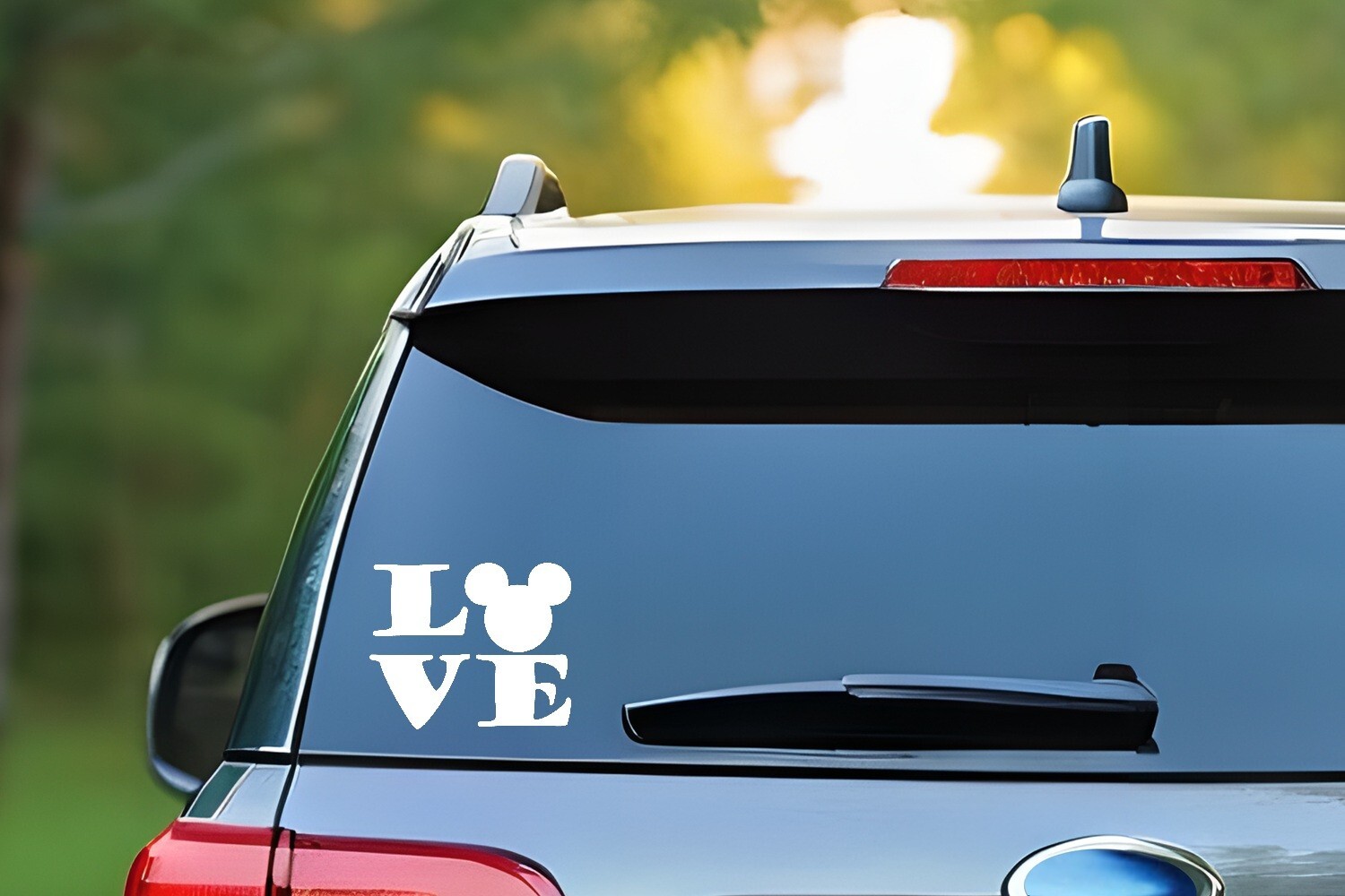 Mickey Minnie Love Disney Vinyl Window Decal **YOU PICK** Size By Width