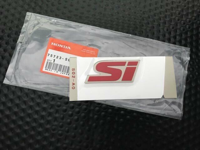 99-00 Honda Civic SI OEM Rear Decal EM1 JDM Emblem NEW SEALED 75723-S02-A11ZB