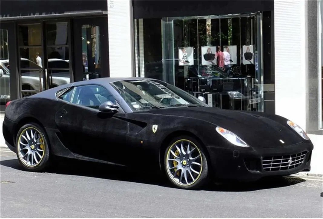 Wrapping Suede Car Vinyl Wrap Velvet Film Sheet Sticker Bubble Free Decals Skin