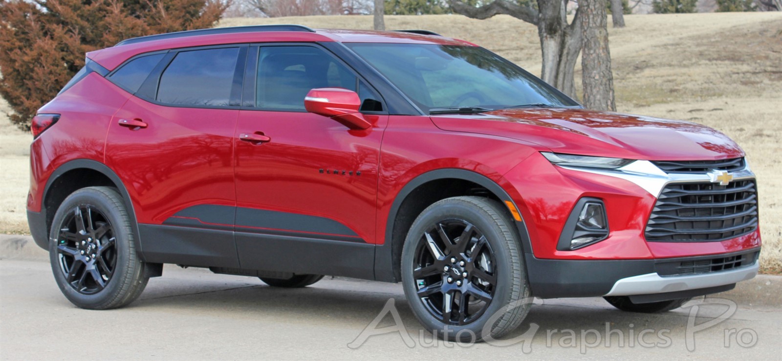 2019-2024 Chevy Blazer Body Side Decals BLAZE Rocker Stripes 3M Vinyl Graphics