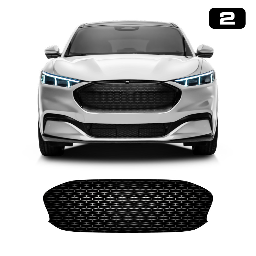 Front Grill Imitation Decal, for Ford Mustang Mach-E 2021 2022