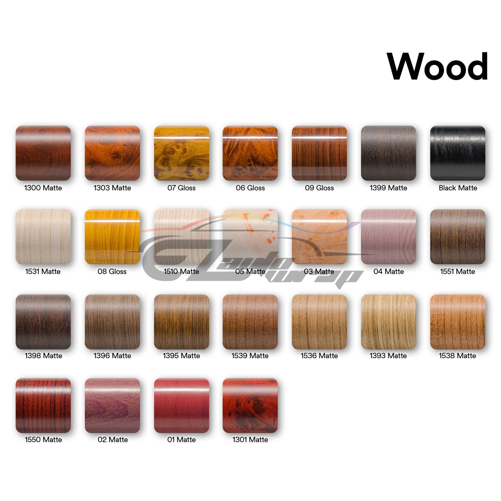 Premium Gloss Wood Grain Vinyl Wrap Sticker Decal Car Home Kitchen Decoration