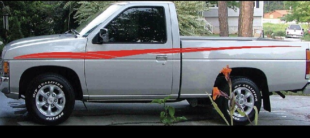 VINTAGE RETRO STYLE VINYL DECALS GRAPHICS FIT 87 To 94 NISSAN PICKUP